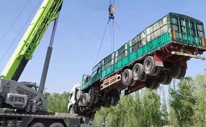 延安道路脱困救援案例